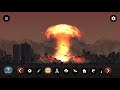 I Destroyed a City with Nukes, Godzilla, and a Tsunami! - City Smash Gameplay