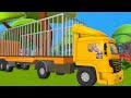 Colorful Horses: Crazy Gorilla's Colorful Horse Experiment Gone Wild | Horse Truck Transport Animals
