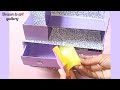 DIY Desk Organizer | Paper Craft Idea | Easy to make | School Hacks