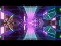 4K Sci-fi Endless Urban Neon Tunnel  l Loop Screensaver