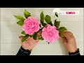 DIY DIY Ribbon Rose flowers | How to make a pink rose with satin ribbon