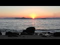 【自然音】夕暮れ時の波の音　瀬戸内海　10mins