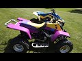 Yamaha Banshee vs Suzuki Quadzilla!!! (YOU NEED TO SEE THIS RACE)