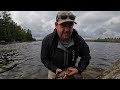 Rapid river Maine big Brook trout