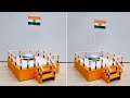 How to make Indian flag with paper // Republic day Flag making // Republic day craft ideas