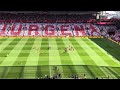 Jurgen Klopp final day mosaic with You’ll Never Walk Alone