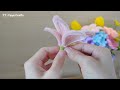 DIY Flowers Bouquet | how to make simple diy flower bouquet | handmade diy pipe cleaner flowers