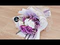 Soap Rose Bouquet Tying & Wrapping Tutorial | Flower Bouquet Ideas & Techniques || 螺旋花腳手綁干花花束 | 花藝教學