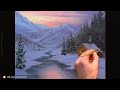 Acrylic Landscape Painting - Winter / Relaxing Art / Easy / Зимний пейзаж. Уроки рисования. Живопись