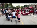 Jessie White Tumblers preform at July 4th 2024 parade in Glenview IL.