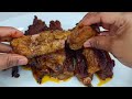 easy oven roasted ribs no sauce needed. full recipe