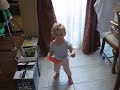 Avery Dancing to Daddy's Birthday Card