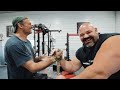 DEVON LARRATT TEACHES BRIAN SHAW TO ARM WRESTLE | RAW TRAINING VIDEO