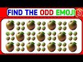 FIND THE ODD EMOJI OUT by Spotting The Difference! 94 #emoji #puzzle #emojichallenge#oddoneemojiout