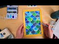 Abstract Scallop Watercolour Tutorial from Essoldo Design Book