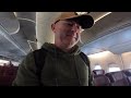 Flying Airbus A380 Sydney Australia To LAX  USA Airport Qantas Trouble!