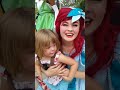 Little Girl Tackles The Princesses