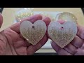 #1224 Absolutely Gorgeous Bling Glitter Resin Coasters