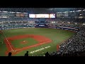 京セラドーム5階からのオリックスバファローズ勝利の景色