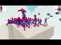 100x SPIDER-MAN + 2x GIANT vs 3x EVERY GOD - Totally Accurate Battle Simulator TABS