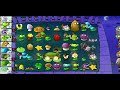 45 Plants Vs Zombies Survival Nitgh | Plants vs.Zombies GamePlay Survival fog Mod Menu Ep 62