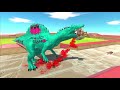 SQUID GAME SPINOSAURUS BRIDGE DEATH RUN - Animal Revolt Battle Simulator