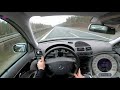 Mercedes-Benz E-class (W211) E 270 CDI Test Drive on Autobahn