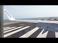 Incredible landing at Lanzarote airport HD