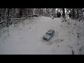 Axial Bomber Smt10 Wroncho Vaterra Ascender First snow fall trail run