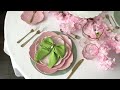 ༻Pretty SPRING Tablescape ༺ Set a Table & Decorate with Me Asmr᯽ Dining Table Styling - Ep.4