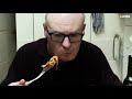 Walter White eating spaghetti