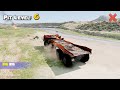 Cars vs. Longest Pit in BeamNG drive