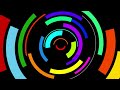 Circle tunnel |  Stock video | multi color | Background | Circle | celebration |Abstract  design