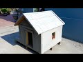 Building beautiful House Puppy by Cement and Brick