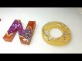 New Resin Letter Keychain Designs with Nail Foils | RESIN CRAFTS 101 | Resin Art | SmallBusinessIdea