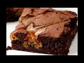 DULCE DE LECHE Brownies #fudgybrownies #dulcedeleche