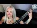 Mia Winter Wallace -4strings bass play through' Mountains of Might (Abbath version)