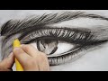 How to draw real eyes