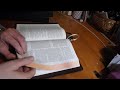 Unboxing My New ESV Omega Bible in Horween leather!