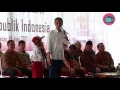 Anak SD Silat Jurus 'Harimau Membuka Jalan' dan 'Ikan Terbang' membuat Jokowi Tertawa Ngakak