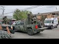 Soldados del Ejército Mexicano se hacen respetar frente a civiles en Nuevo Laredo