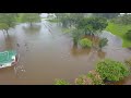 Drone video of Hilo bayfront flood hurricane Lane 8/24/2018... added Chong st. river