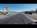 A Surprise Wheelie Down Track