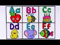 Learn How draw ABC- Apple Bee Cake and others - Easy art for kids