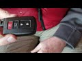 Toyota key fob battery replacement, no tools, one minute