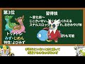 みず技無効特性ポケモン最強ランキングTOP10