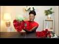 DIY: Rose Bridal Cascading Bouquet | Wedding | Waterfall | Teardrop Bouquet || Chanelle Novosey