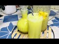 How to make pineapple and coconut juice without fruit juicer