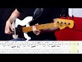 Red Hot Chili Peppers - Can't Stop // BASS COVER + Play-Along Tabs