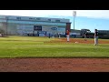 Blue Jays Prospect Dalton Pompey steals 2b error on throw  Fisher Cats Vs  Seawolves